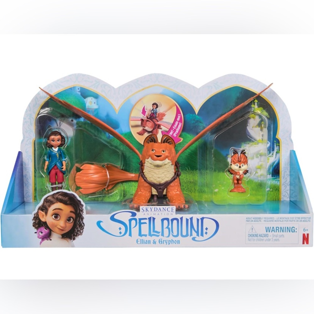 Spellbound Ellian & Gryphon Toy Set New in the box